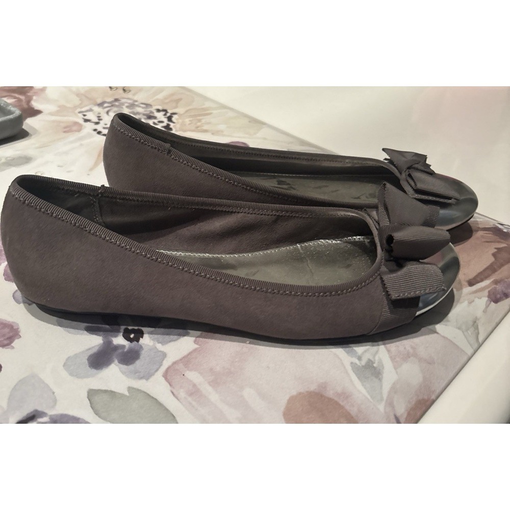 Alfani Women  Sz‎ 6 M ALF  ballet flats slip on designed for Macys Bows Soft